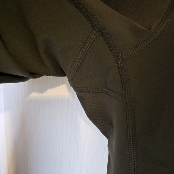 Lululemon Olive Green High-Waisted Leggings - Picture 3 of 9